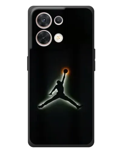 Чехол для OPPO Reno 8 5G с картинкой «Jordan Gradient Logo»