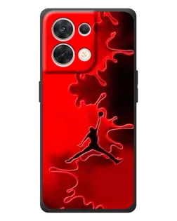 Чехол для OPPO Reno 8 5G с картинкой «Jordan Red Smoke»