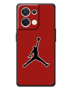 Чехол для OPPO Reno 8 5G с картинкой «Jordan Red Back»