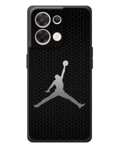 Чехол для OPPO Reno 8 5G с картинкой «Jordan Dark Carbon»