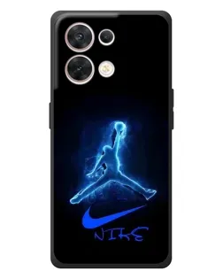 Чехол для OPPO Reno 8 5G с картинкой «Jordan Neon Blue»
