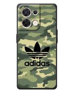 Чехол для OPPO Reno 8 5G с картинкой «Милитари стиль Adidas»