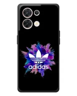 Чехол для OPPO Reno 8 5G с картинкой «Взрыв красок Adidas»