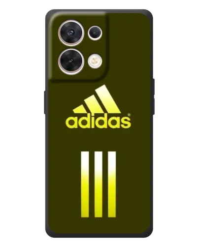 Чехол для OPPO Reno 8 5G с картинкой «Оливковый градиент Adidas»