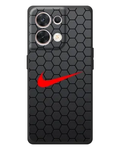 Чехол для OPPO Reno 8 5G с картинкой «Nike — карбоновая сетка»