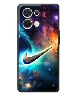 Чехол для OPPO Reno 8 5G с картинкой «Космический Nike Swoosh» Чехол для OPPO Reno 8 5G с картинкой «Космический Nike Swoosh»