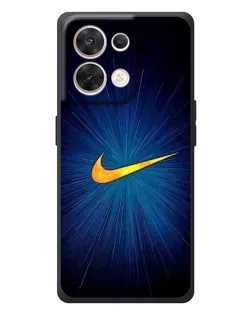 Чехол для OPPO Reno 8 5G с картинкой «Синий пульс Nike» Чехол для OPPO Reno 8 5G с картинкой «Синий пульс Nike»