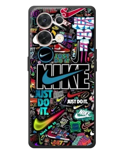Чехол для OPPO Reno 8 5G с картинкой «Яркий коллаж Nike» Чехол для OPPO Reno 8 5G с картинкой «Яркий коллаж Nike»