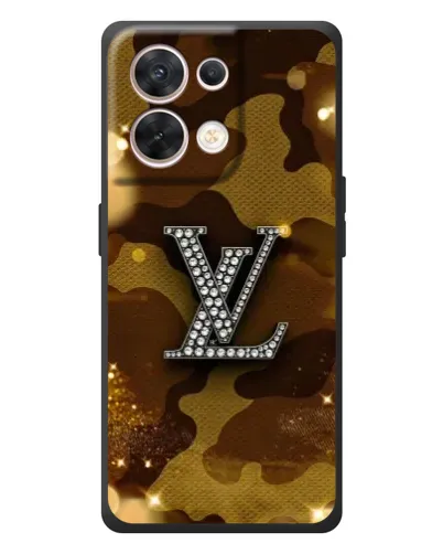 Чехол для OPPO Reno 8 5G с картинкой «Камуфляжный Louis Vuitton»