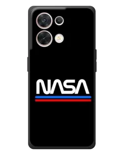 Чехол для OPPO Reno 8 5G с картинкой «NASA — классика Red Blue»