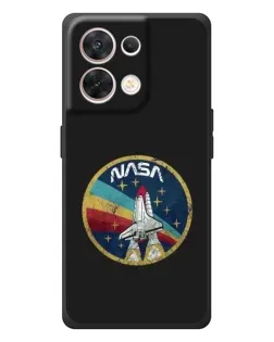 Чехол для OPPO Reno 8 5G с картинкой «NASA — эмблема миссии»
