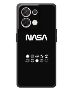 Чехол для OPPO Reno 8 5G с картинкой «NASA — технический принт» Чехол для OPPO Reno 8 5G с картинкой «NASA — технический принт»