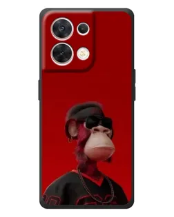 Чехол для OPPO Reno 8 5G с картинкой «Bored Ape в красном» Чехол для OPPO Reno 8 5G с картинкой «Bored Ape в красном»