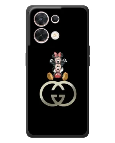 Чехол для OPPO Reno 8 5G с картинкой «Минни Маус на лого» Чехол для OPPO Reno 8 5G с картинкой «Минни Маус на лого»
