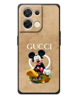 Чехол для OPPO Reno 8 5G с картинкой «Микки Маус Gucci — крафт» Чехол для OPPO Reno 8 5G с картинкой «Микки Маус Gucci — крафт»