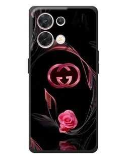 Чехол для OPPO Reno 8 5G с картинкой «Gucci — неоновая роза» Чехол для OPPO Reno 8 5G с картинкой «Gucci — неоновая роза»