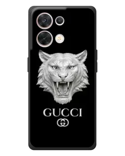 Чехол для OPPO Reno 8 5G с картинкой «Gucci — серебряный лев» Чехол для OPPO Reno 8 5G с картинкой «Gucci — серебряный лев»