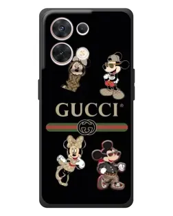 Чехол для OPPO Reno 8 5G с картинкой «Gucci — герои Disney и монограмма» Чехол для OPPO Reno 8 5G с картинкой «Gucci — герои Disney и монограмма»