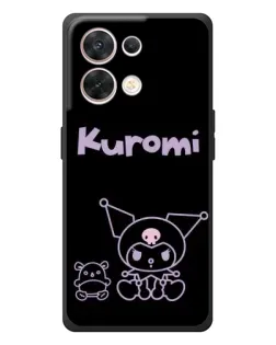 Чехол для OPPO Reno 8 5G с картинкой «Kuromi — черный минимализм» Чехол для OPPO Reno 8 5G с картинкой «Kuromi — черный минимализм»