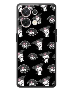 Чехол для OPPO Reno 8 5G с картинкой «Черный паттерн Kuromi» Чехол для OPPO Reno 8 5G с картинкой «Черный паттерн Kuromi»