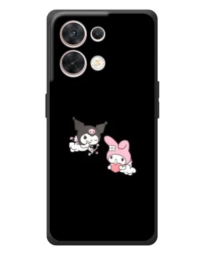 Чехол для OPPO Reno 8 5G с картинкой «My Melody и Kuromi»