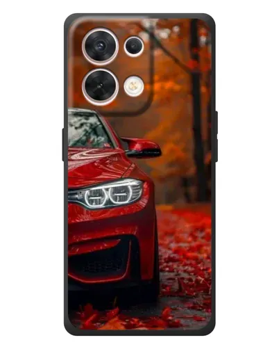 Чехол для OPPO Reno 8 5G с картинкой «Осенняя BMW M4»