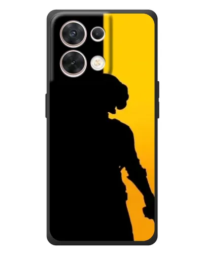 Чехол для OPPO Reno 8 5G с картинкой «Тень воина PUBG»