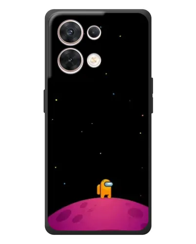 Чехол для OPPO Reno 8 5G с картинкой «Одинокий герой на планете» Чехол для OPPO Reno 8 5G с картинкой «Одинокий герой на планете»