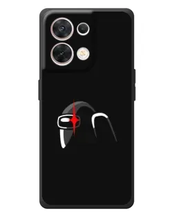 Чехол для OPPO Reno 8 5G с картинкой «Among Us шлем»