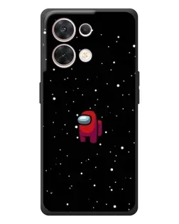 Чехол для OPPO Reno 8 5G с картинкой «Красный Among Us»