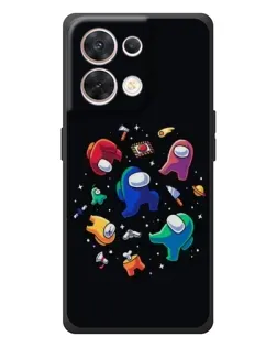 Чехол для OPPO Reno 8 5G с картинкой «Among Us космос»