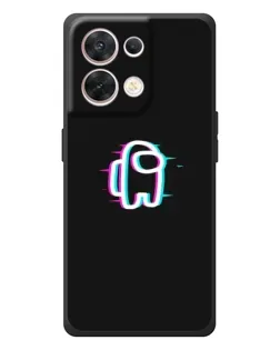 Чехол для OPPO Reno 8 5G с картинкой «Among Us неон»