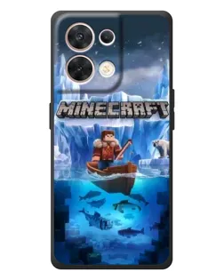 Чехол для OPPO Reno 8 5G с картинкой «Minecraft ледяной мир» Чехол для OPPO Reno 8 5G с картинкой «Minecraft ледяной мир»