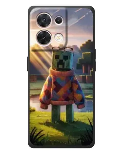 Чехол для OPPO Reno 8 5G с картинкой «Крипер в свитере» Чехол для OPPO Reno 8 5G с картинкой «Крипер в свитере»