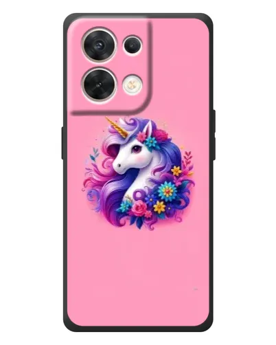 Чехол для OPPO Reno 8 5G с картинкой «Сказочный единорог»