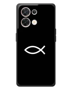 Чехол для OPPO Reno 8 5G с картинкой «Символ рыбы Jesus»