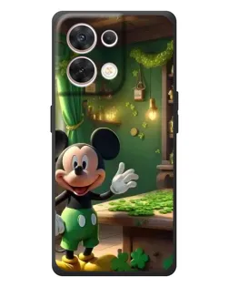 Чехол для OPPO Reno 8 5G с картинкой «Микки в мастерской»