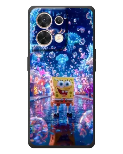 Чехол для OPPO Reno 8 5G с картинкой «Неоновый океан»