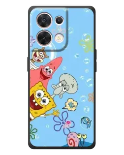 Чехол для OPPO Reno 8 5G с картинкой «Веселые пузырьки»