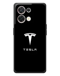 Чехол для OPPO Reno 8 5G с картинкой «Tesla White Logo» Чехол для OPPO Reno 8 5G с картинкой «Tesla White Logo»