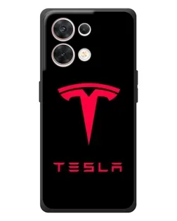 Чехол для OPPO Reno 8 5G с картинкой «Tesla Red Logo» Чехол для OPPO Reno 8 5G с картинкой «Tesla Red Logo»