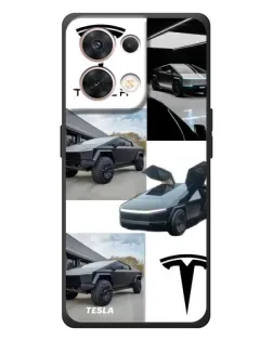 Чехол для OPPO Reno 8 5G с картинкой «Коллаж Cybertruck Tesla» Чехол для OPPO Reno 8 5G с картинкой «Коллаж Cybertruck Tesla»