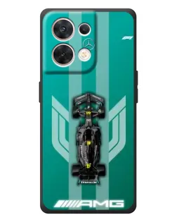 Чехол для OPPO Reno 8 5G с картинкой «Mercedes AMG Petronas»