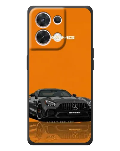 Чехол для OPPO Reno 8 5G с картинкой «Оранжевый Mercedes AMG» Чехол для OPPO Reno 8 5G с картинкой «Оранжевый Mercedes AMG»