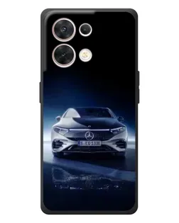 Чехол для OPPO Reno 8 5G с картинкой «Ночной Mercedes EQ»
