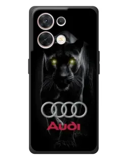 Чехол для OPPO Reno 8 5G с картинкой «Пантера и Audi»