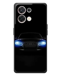 Чехол для OPPO Reno 8 5G с картинкой «Audi в неоне»