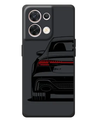 Чехол для OPPO Reno 8 5G с картинкой «Задняя часть Audi — арт» Чехол для OPPO Reno 8 5G с картинкой «Задняя часть Audi — арт»