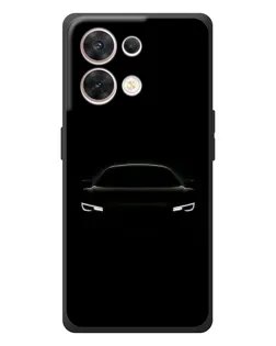 Чехол для OPPO Reno 8 5G с картинкой «Взгляд Audi в темноте»