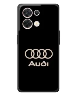 Чехол для OPPO Reno 8 5G с картинкой «Audi — золотой логотип»